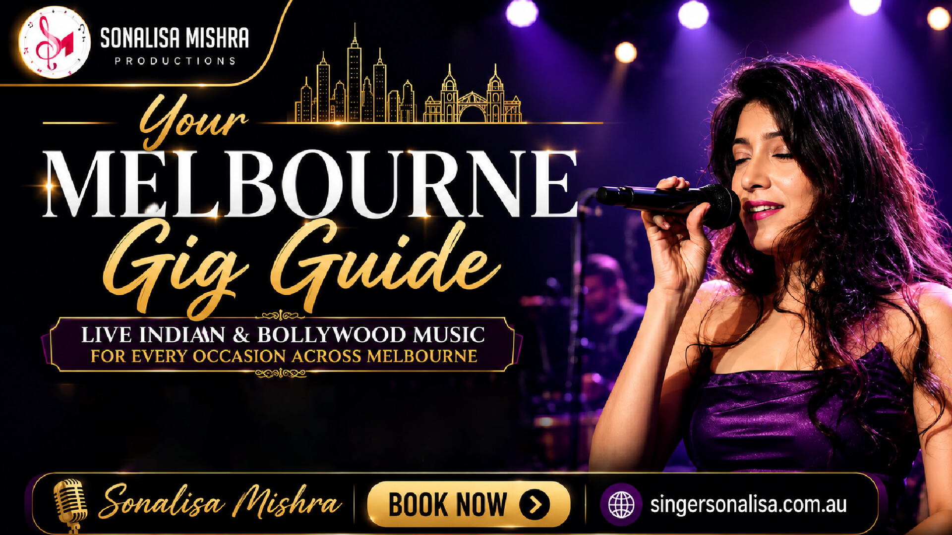 Melbourne Gig Guide – Live Indian & Bollywood Music With Sonalisa Mishra